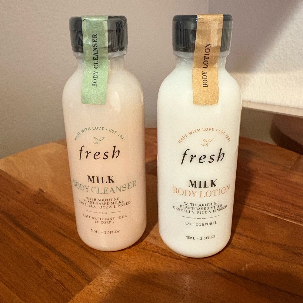 Fresh Milk Body Cleanser and Lotion Duo - 2.5 oz each - Picture 1 of 3